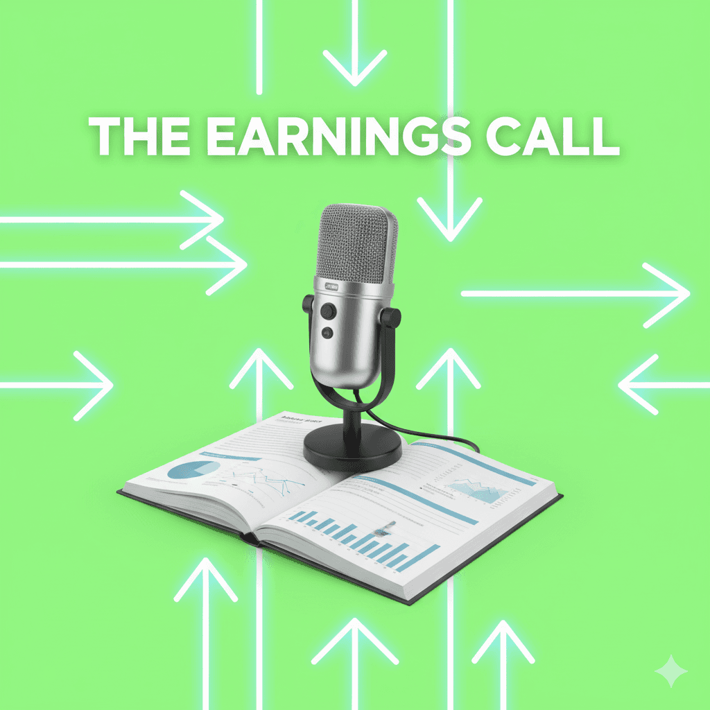 The earnings Call product screenshot